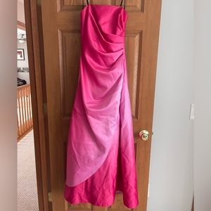 Pink Ombré JCPenney Prom Dress